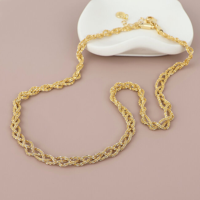 Gold plated Necklace Willow
