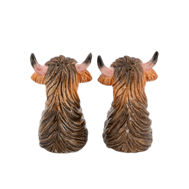 Pfeffer und Salz Streuer Higland Cow Set of 2
