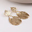 POM Gold plated Earrings Aegean Teardrop Statement