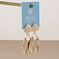 Gold plated Earrings Aegean Teardrop Statement