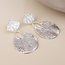 POM Silver plated Earrings Aegean Teardrop Statement