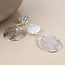 Silver plated Earrings Aegean Teardrop Statement