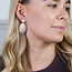 Gold/silver plated Earrings Eclipse oval