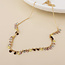 Gold plated Necklace Autumn mixed Chrystals
