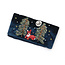 POM Jewellery Roll Velvet Embroidered Forest Fawn navy blue