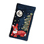 POM Glasses Case Velvet Embroidered Forest Fawn navy blue