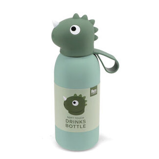 Rex London Stainless Steel Bottle Animal Head Dino