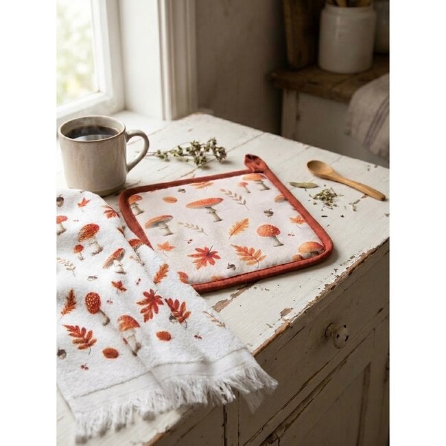 Guest towel Leaves & Toadstool