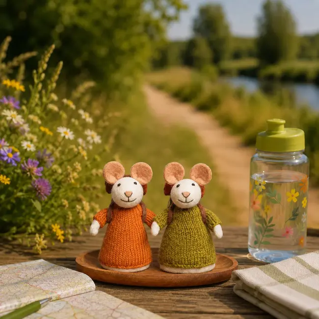 Felt Decoration Muis Wandelaar