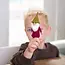 Fingerpuppen Kabouter burgundy