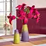 Felt Vase Medium paars/lichtgroen