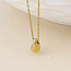 14k Gold plated waterproof Necklace Lucid Organic Droplet
