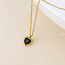 POM 14k Gold plated waterproof Necklace Lucid Organic Droplet - Copy