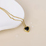 14k Gold plated waterproof Necklace Lucid Organic Droplet - Copy