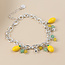 Silver plated Bracelet Lemons Charm