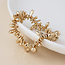 Gold plated Bracelet Organic Droplets