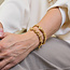 Gold plated Bracelet Organic Droplets