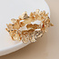 POM Gold plated Bracelet Floral Bloom