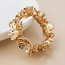Gold plated Bracelet Floral Bloom