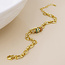 Gold plated Bracelet Chroma Link Mixed Chrystal Rings