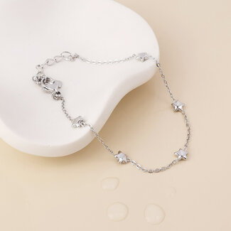 POM Platinum plated waterproof Bracelet Dusty Tiny Stars