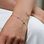 Platinum plated waterproof Bracelet Dusty Tiny Stars