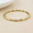 14k Gold plated waterproof Bangle Bamboo Style