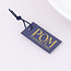 14k Gold plated waterproof Bangle Beaten Texture