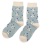 Kindersocken Bamboo Girls Snowmen duck egg 2-3Y