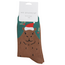 Männer-Socken Bamboo Santa Capybara green
