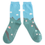 Männer-Socken Bamboo Houses on a Hill blue