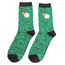 Miss Sparrow Männer-Socken Bamboo Christmas Sheep green
