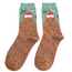 Socken Bamboo Santa Capybara green