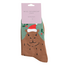 Socken Bamboo Santa Capybara green