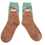 Socken Bamboo Santa Capybara green