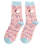 Socken Bamboo Christmas Sheep pink