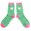 Socken Bamboo Christmas Sheep green