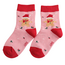 Miss Sparrow Kids Socks Bamboo Christmas Gingerbread pink 2-3Y