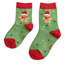 Kids-Socken Bamboo Christmas Gingerbread green 4-6Y