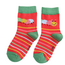 Kids-Socken Bamboo Caterpillar red 4-6Y