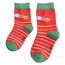 Kids-Socken Bamboo Caterpillar red 4-6Y