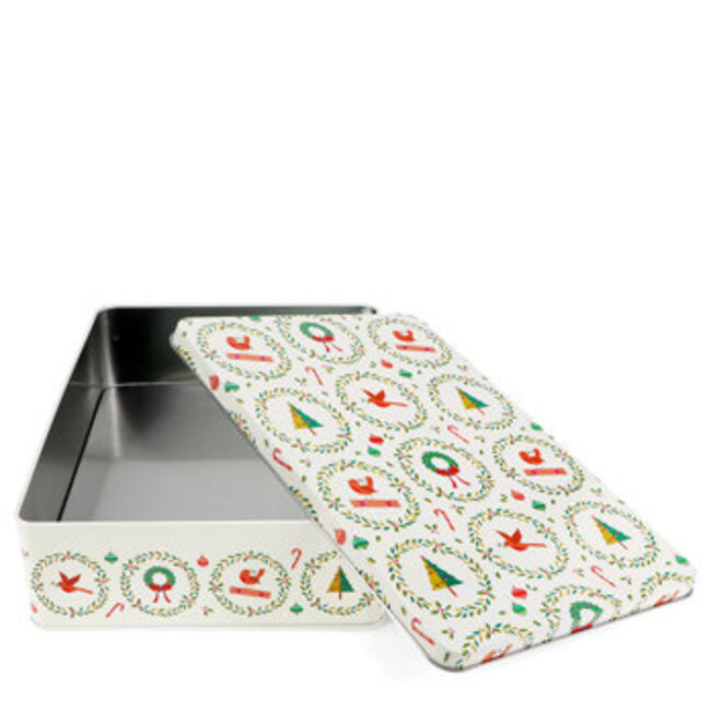 Cake tin square Classic Christmas
