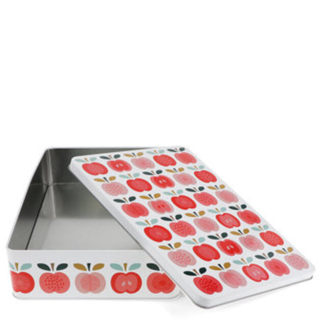 Cake tin square Vintage Apple