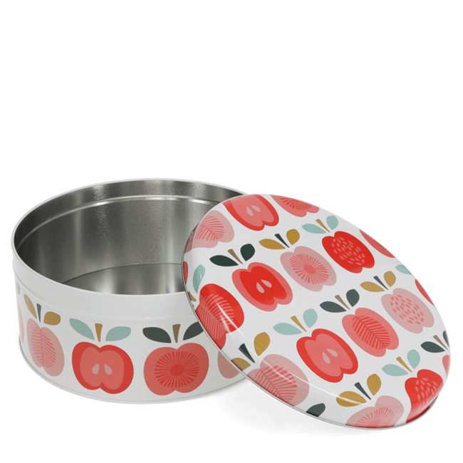Cake tin round Vintage Apple