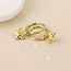 14k Gold plated waterproof Earrings Hoop Starlet Star Charm