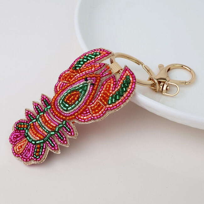 Schlüsselanhänger/Taschenanhänger Embellished Lobster