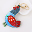 POM Keyring/Bag Charm Embellished Rooster