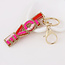 Keyring/Bag Charm Embellished Love pink