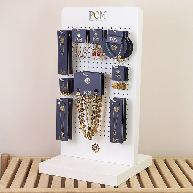 Jewellery Display POM 2-sided