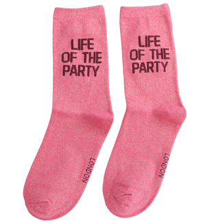 Miss Sparrow Socken Glitter Statement Life of The Party